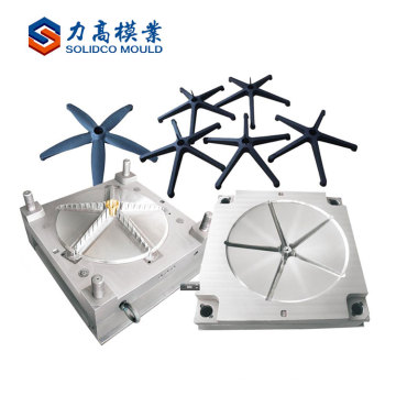 Plastic Injection Manufacturing Products Office Chair Star Foot Base Mould